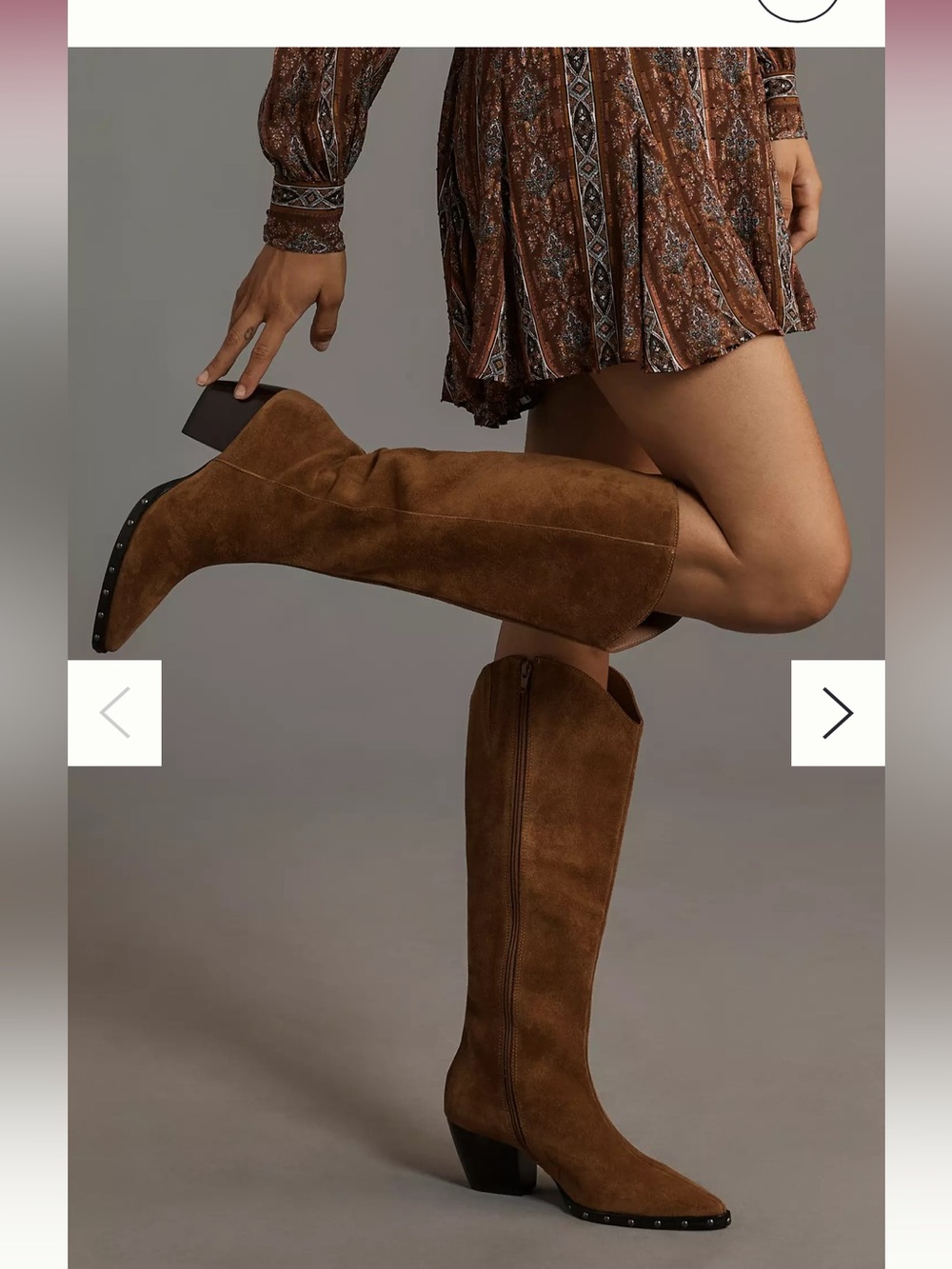 Matisse Judd Bourbon Suede Heeled Boots